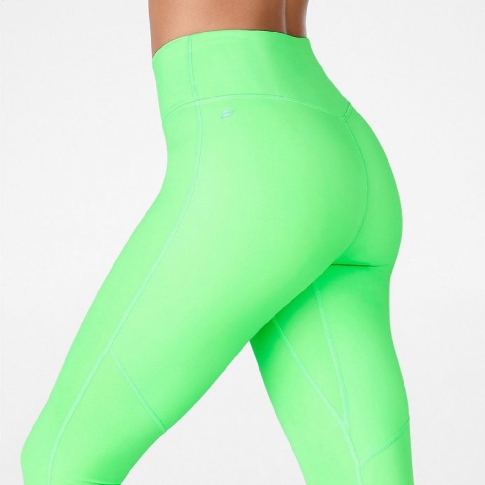 NWT XS Lime green Fabletics leggings